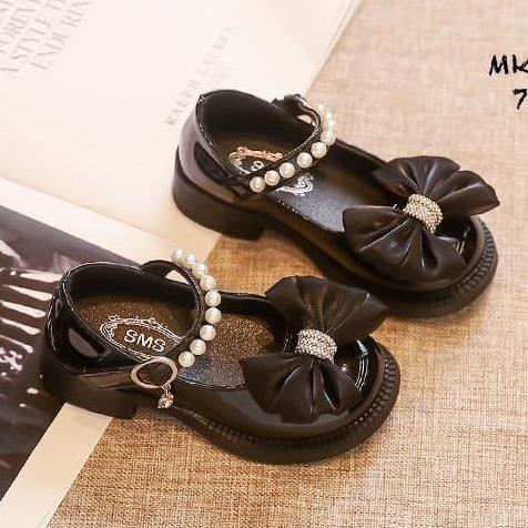 کفش عروسکی پاپیون مشکی کد 90078