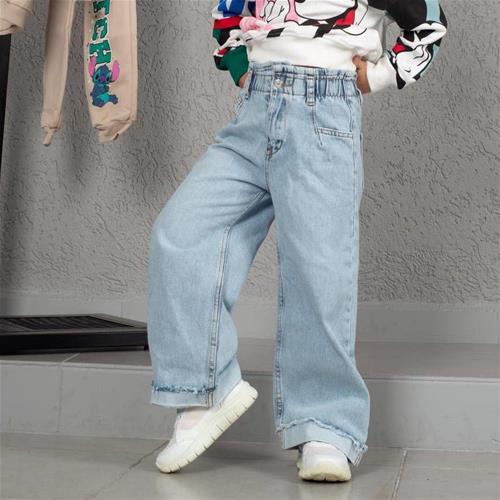 شلوار جین پاکتی کمر کش مارک zara کد 89500