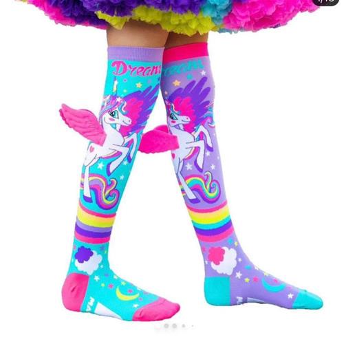 جوراب یونیکورن بالدار رنگی دخترانه مارک  MADMI