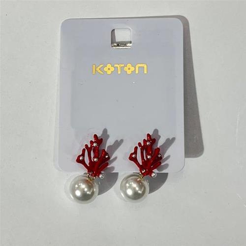 گوشواره میخی مرواریدی مارک kotton کد 235