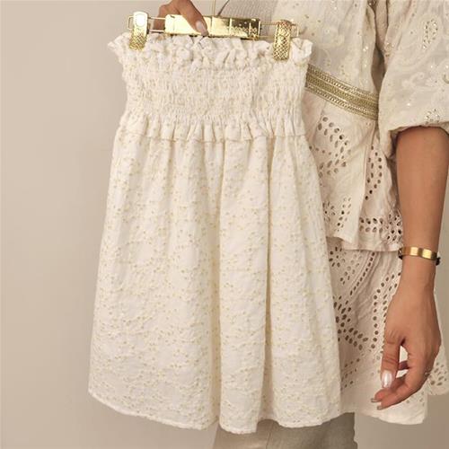 دامن پولکی کمر کش مارک zara کد 012011255