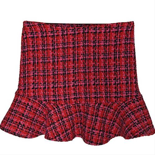 دامن چهار خونه شنل مارک kotton کد 12125