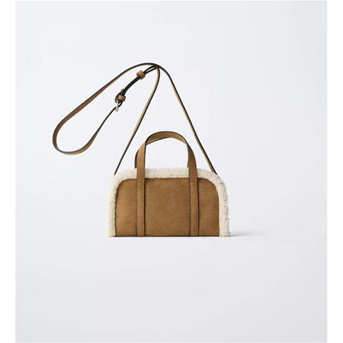 کیف دوشی پشمی دخترانه mango کد0105555