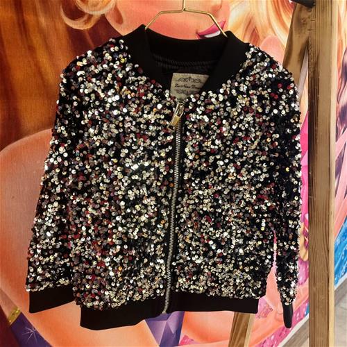 سوییشرت مخمل پولکی کد 900875