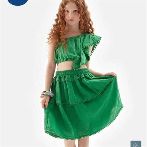 دامن سبز اسپورت تابستانه TYESS کد 205984