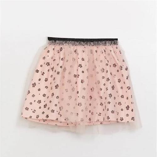 دامن توری صورتی گلی مارک LC کد 506