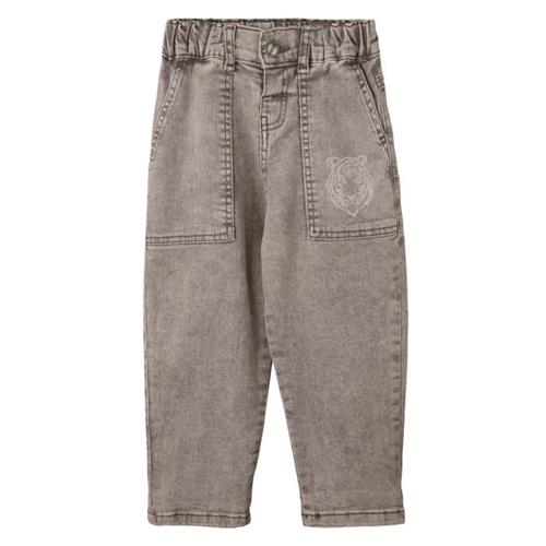 شلوار طوسی طرح ببری مارک LC کد 020380