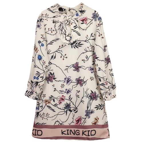 پیراهن سفید گلدار کد 1232345