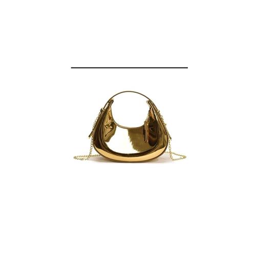 کیف ورنی طلایی کوچک کد4502901