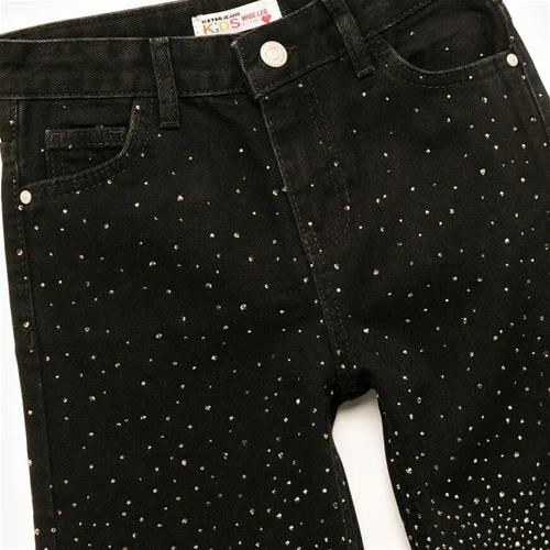 شلوار جین مشکی نگینی koton کد :