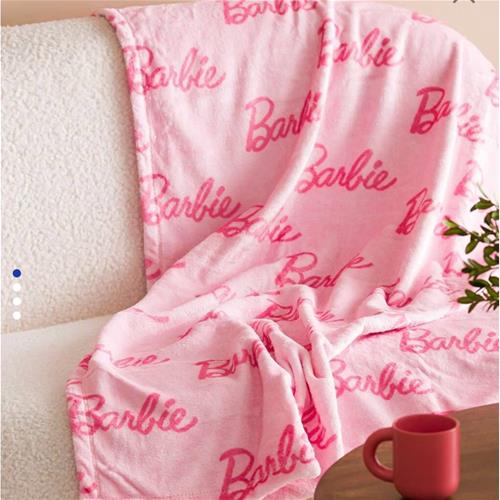 پتو لطیف صورتی طرح باربی کد 22059558