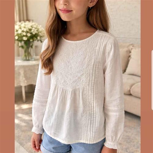 شومیز سفید طرح دار مجلسی مارک zara کد 22352588