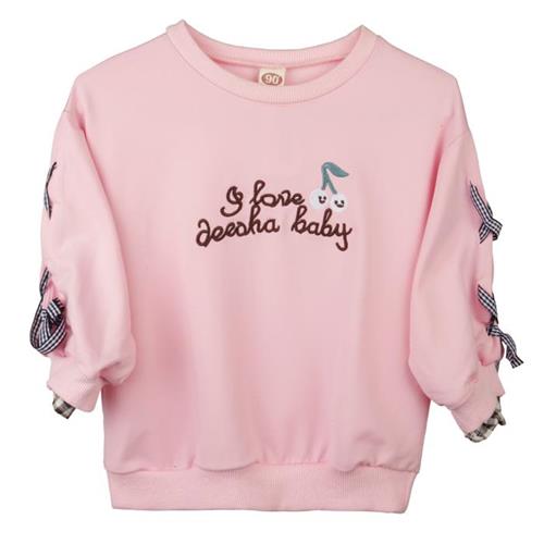 دورس صورتی استین پاپیون 35555