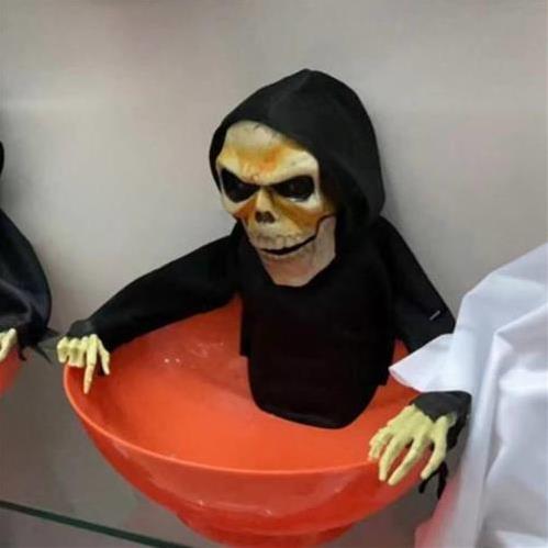 کاسه اسکلتی موزیکال و متحرک هالووین