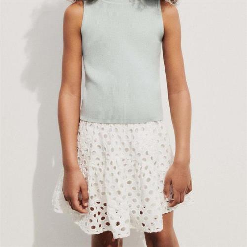 دامن سفید طرح دار مارک ZARA کد 22033035