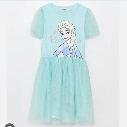 پیراهن دیزنی دخترانه طرح السا کد 0202202