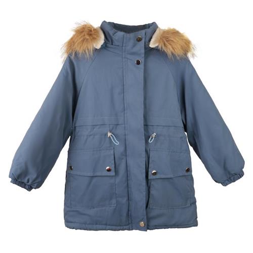 پالتو ( کاپشن ) سرمه ای خز کد 921384