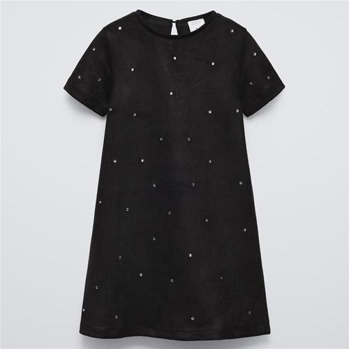 پیراهن مشکی نگینی شیک مارک zara کد 02125521