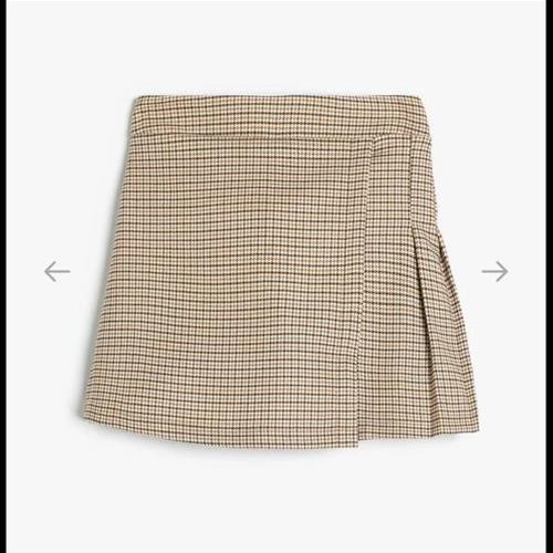 دامن شلواری چهار خونه مارک kotton کد 01212555