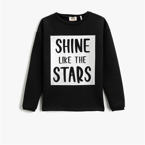 بلوز استین بلند مشکی shine کد :0220288