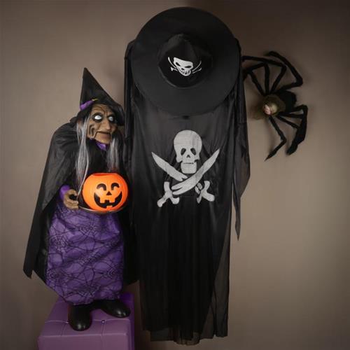 2 تیکه کلاه + شنل اسکلت halloween