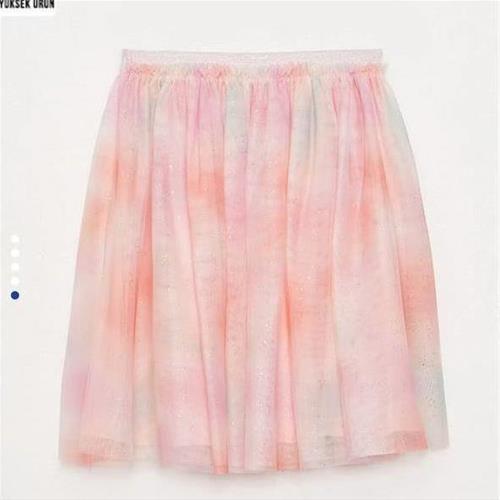 دامن توری  رنگی شاینی مارک LC کد 506