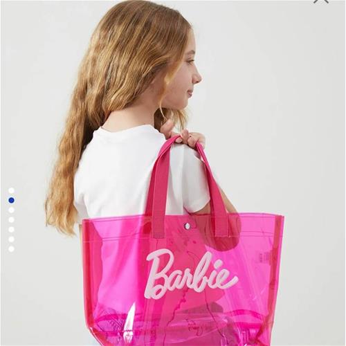 کیف باربی صورتی شیشه ای دخترانه کد 220215889