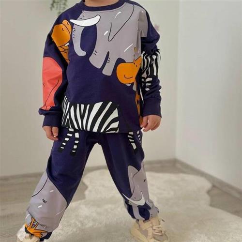 2 تیکه دورس + شلوار سرمه ای ترک کد 002064588