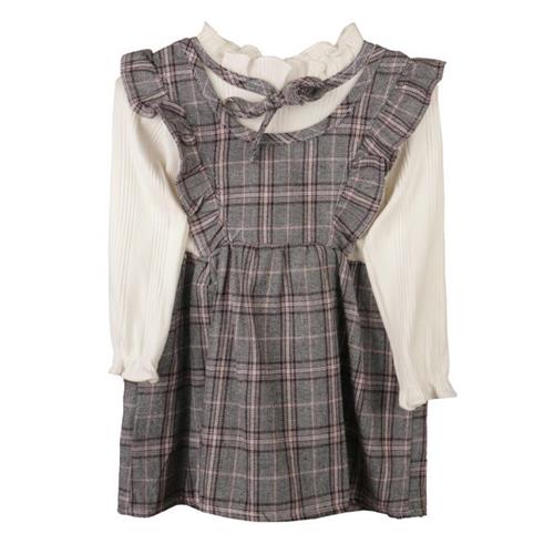 پیراهن طوسی چهار خونه