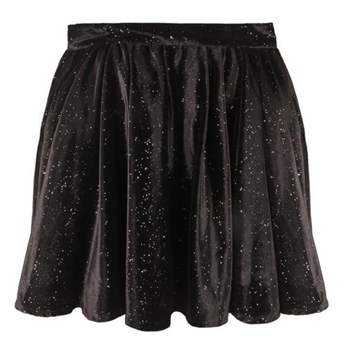 دامن مشکی پفی شاینی مارک tyess کد 1125555