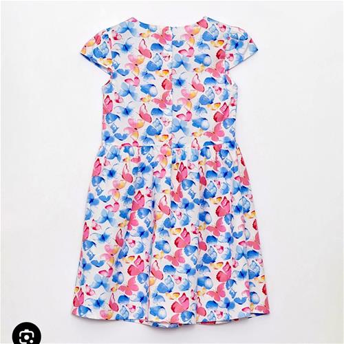 پیراهن پروانه نخی تابستانه کد