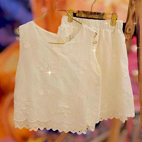 2تیکه تاپ و دامن گلدار کد 791