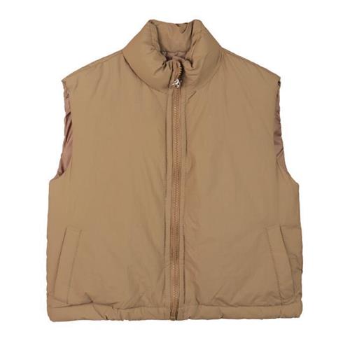 پافر ساده سبز زیتونی