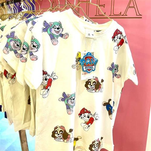 تیشرت نخی کارتونی سگ های نگهبان مارک zara کد