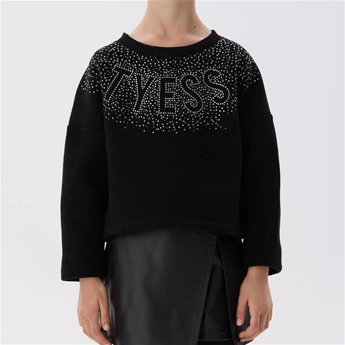 دورس مشکی نگینی دخترانه مارک TYESS کد: 5515551