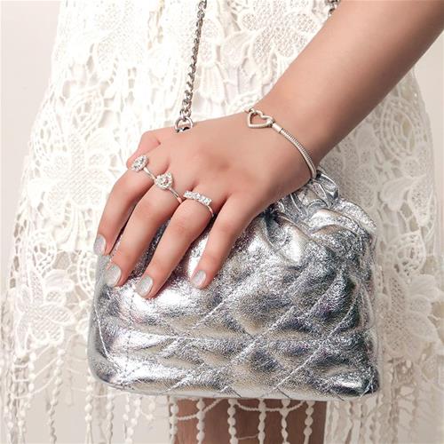 کیف توپی نقره ای مارک zara کد 22069902