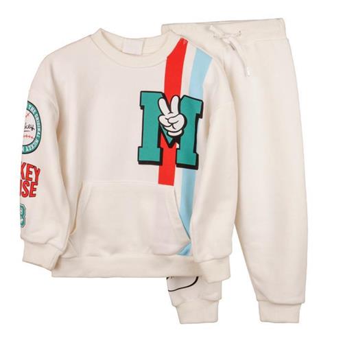 بلوز شلوار میکی سفید مارک zara کد 002064588