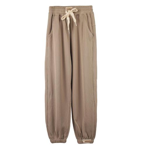 شلوار کشبافت خاکی کد 2202011255