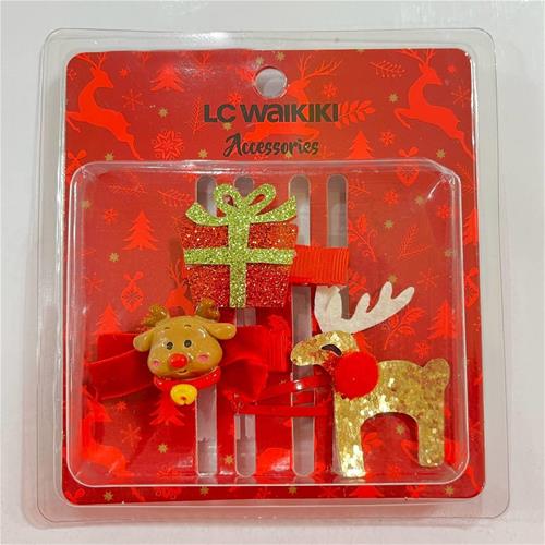 پک 3 تایی گیره کریسمسی مارک lc کد 002025855