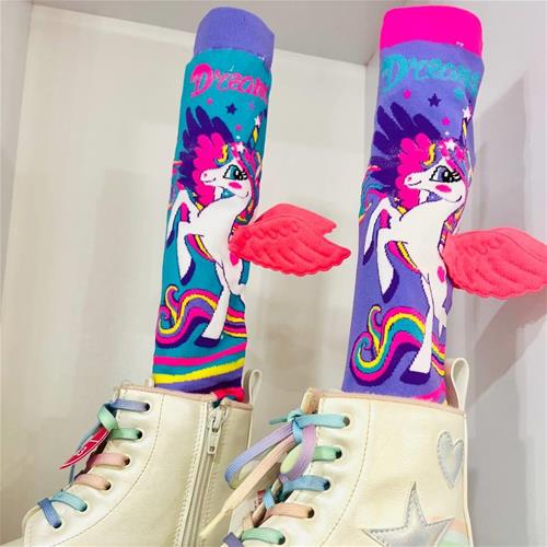 جوراب یونیکورن رنگی دخترانه مارک MADMI