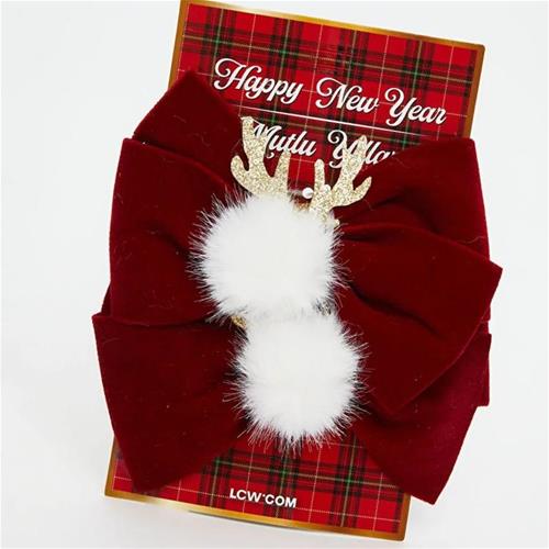 گیره پاپیون کریسمس 2 تایی دخترانه