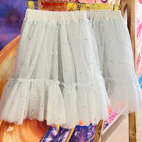 دامن توری گلدار کد 44443