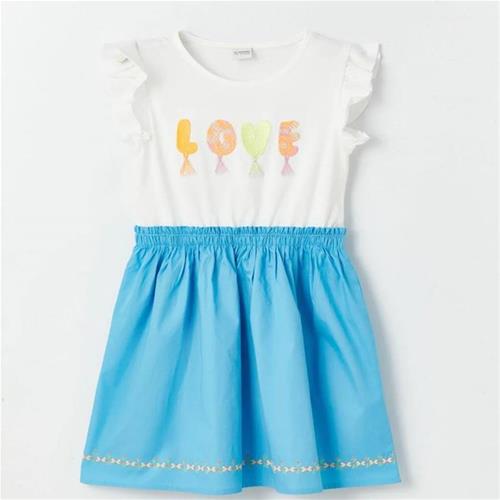 پیراهن تابستانه طرح love مارک lc کد 2202089
