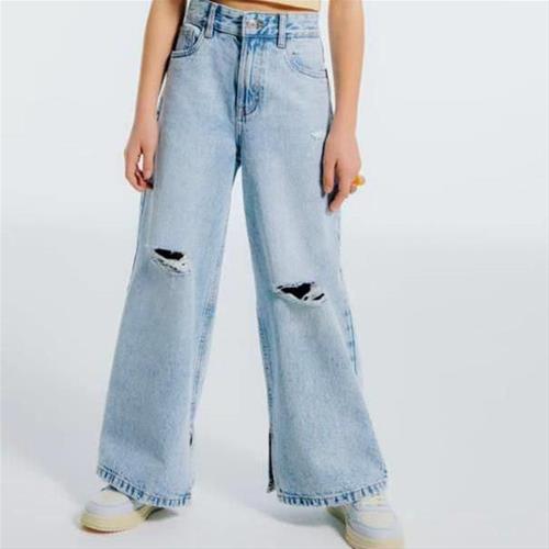 شلوار جین بگ زاپدار مارک zara کد 8889611