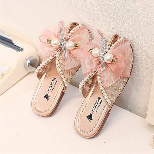 صندل مرواریدی  صورتی کد717