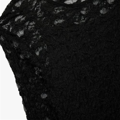 بلوز دو تیکه دانتل مشکی کد :14685885