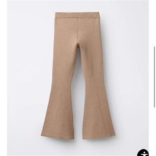 شلوار پشمی کرم دخترانه مارک zara