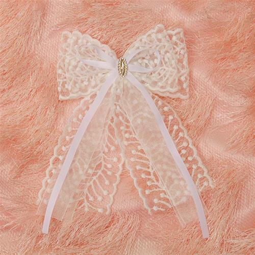 گیره پاپیون سفید گیپور تور کد 9990100